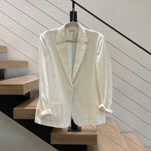 Garnet Hill | 100% silk blazer